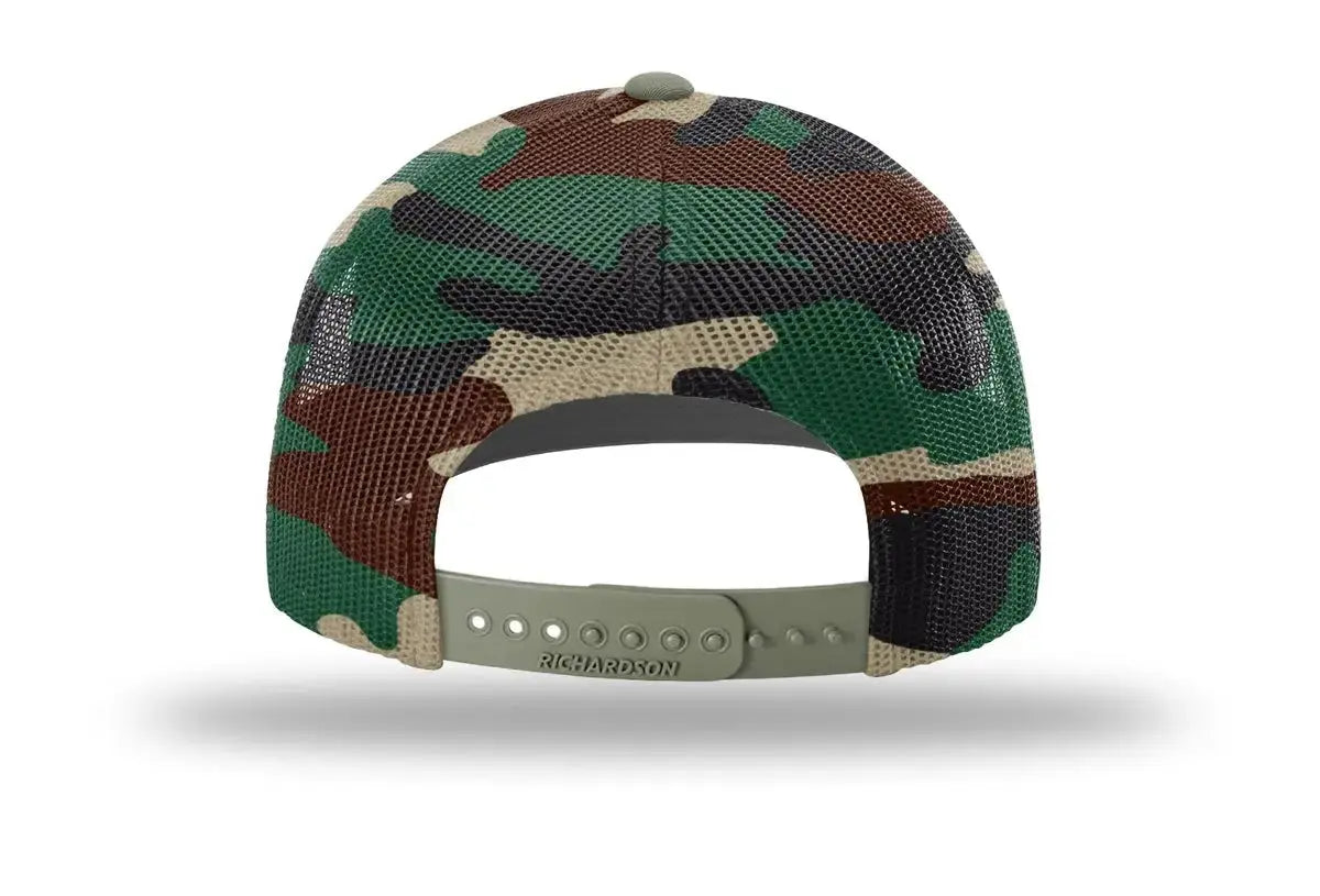 Richardson Printed Mesh Trucker #112PM Game Over Merch