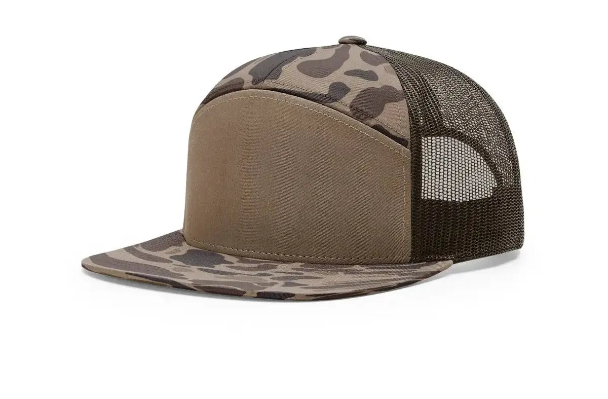 Richardson Printed 7-Panel Trucker #168P Game Over Merch