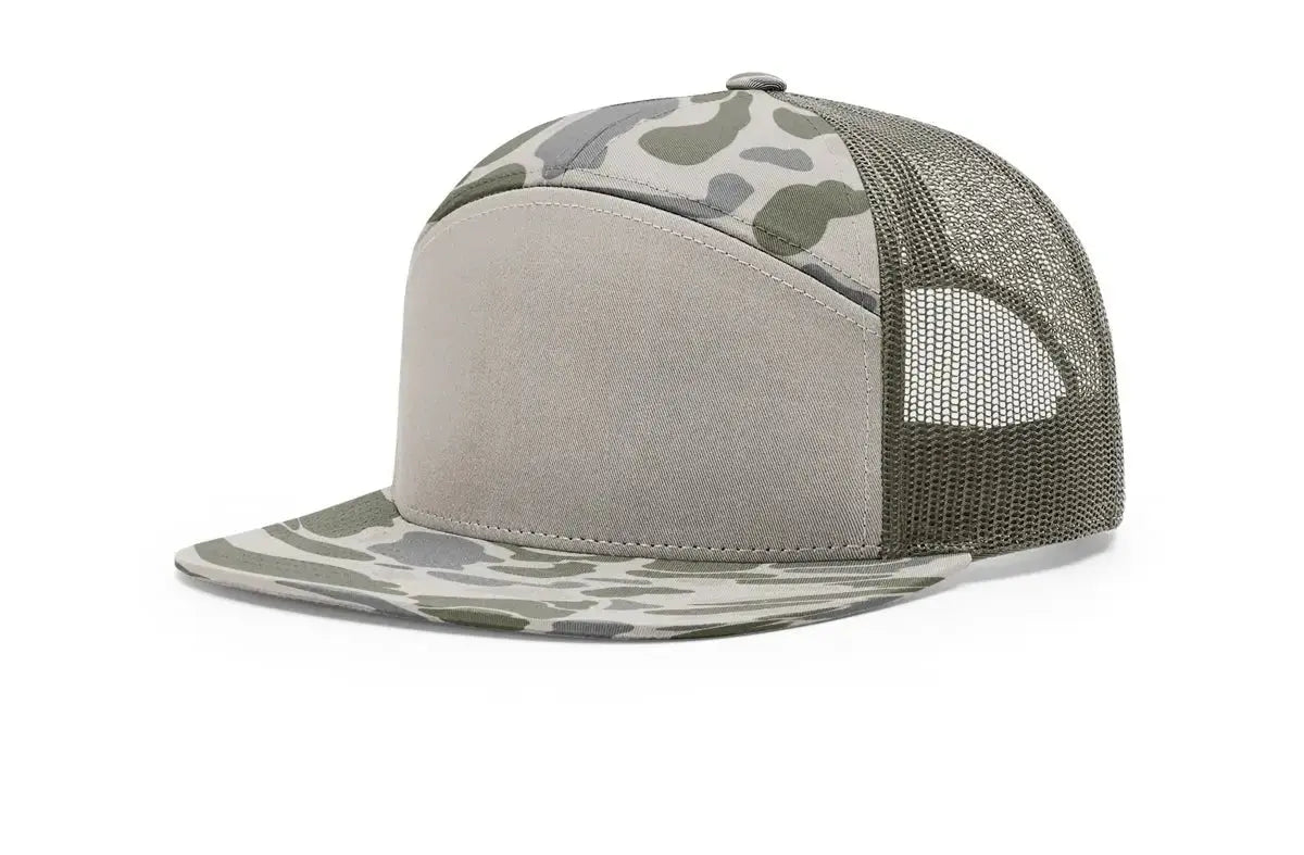 Richardson Printed 7-Panel Trucker #168P Game Over Merch