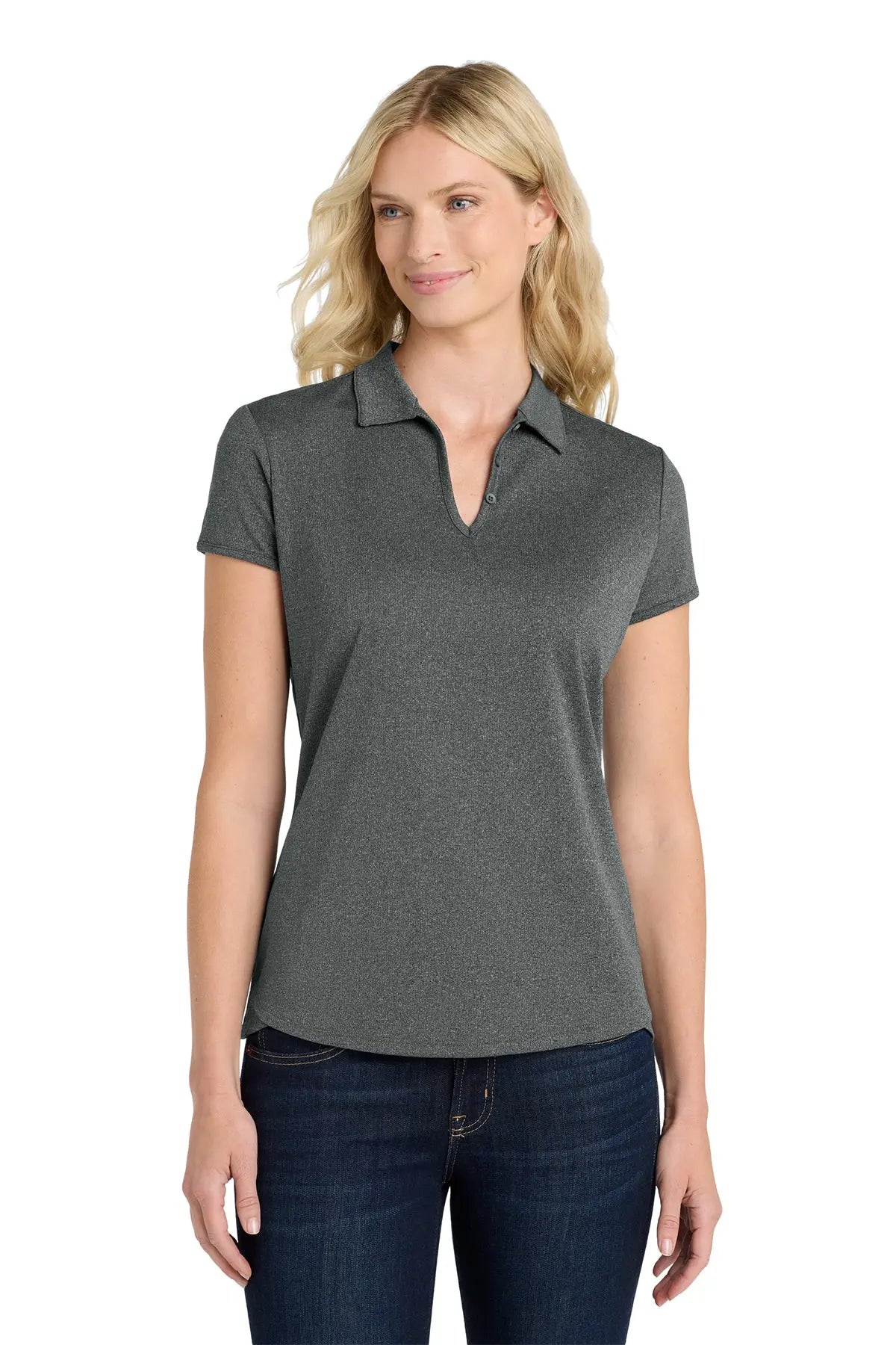 Port Authority® Women's Trace Heather Polo #L576Game Over Merch