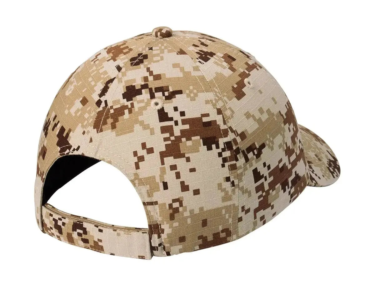Port Authority® Digital Ripstop Camouflage Cap #C925 Game Over Merch