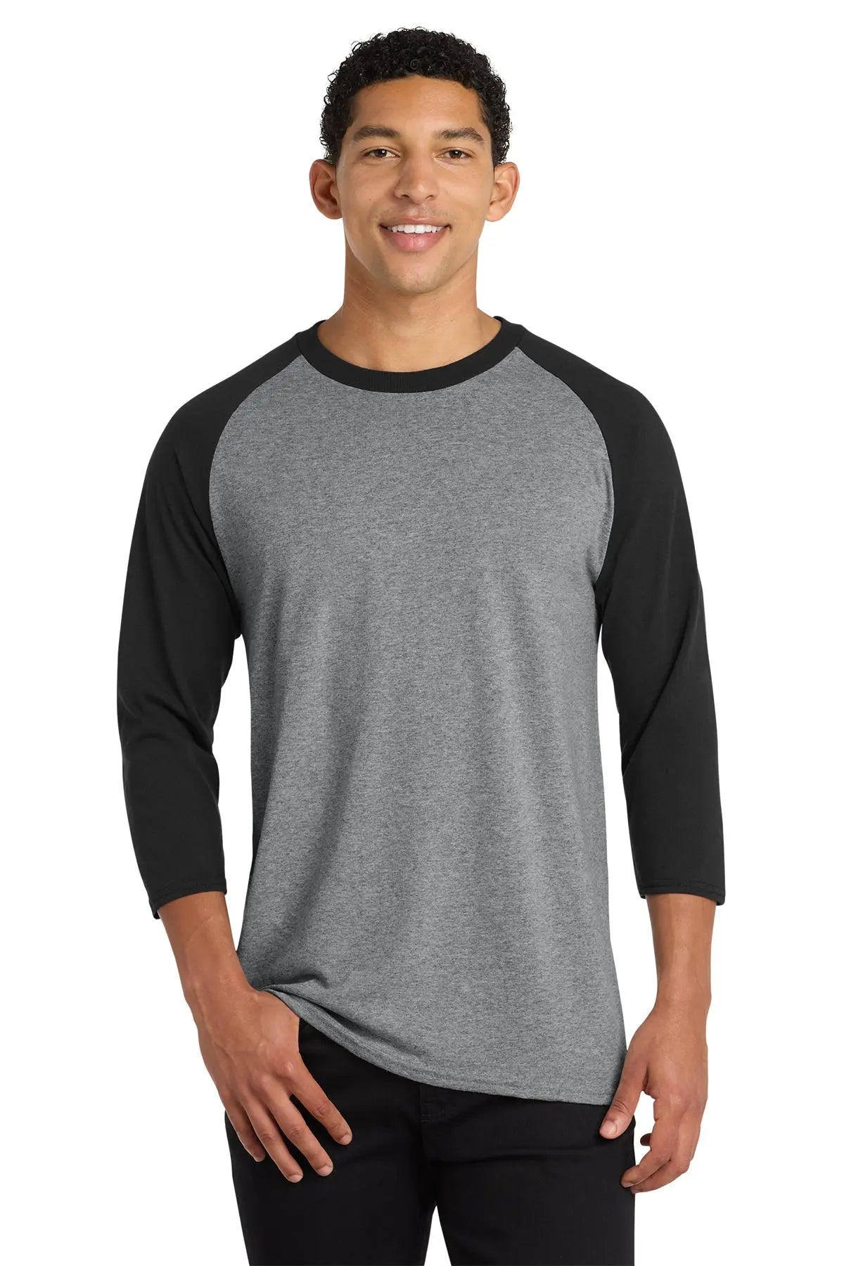 Port & Co™ Core Blend 3/4-Sleeve Raglan Tee #PC55RS