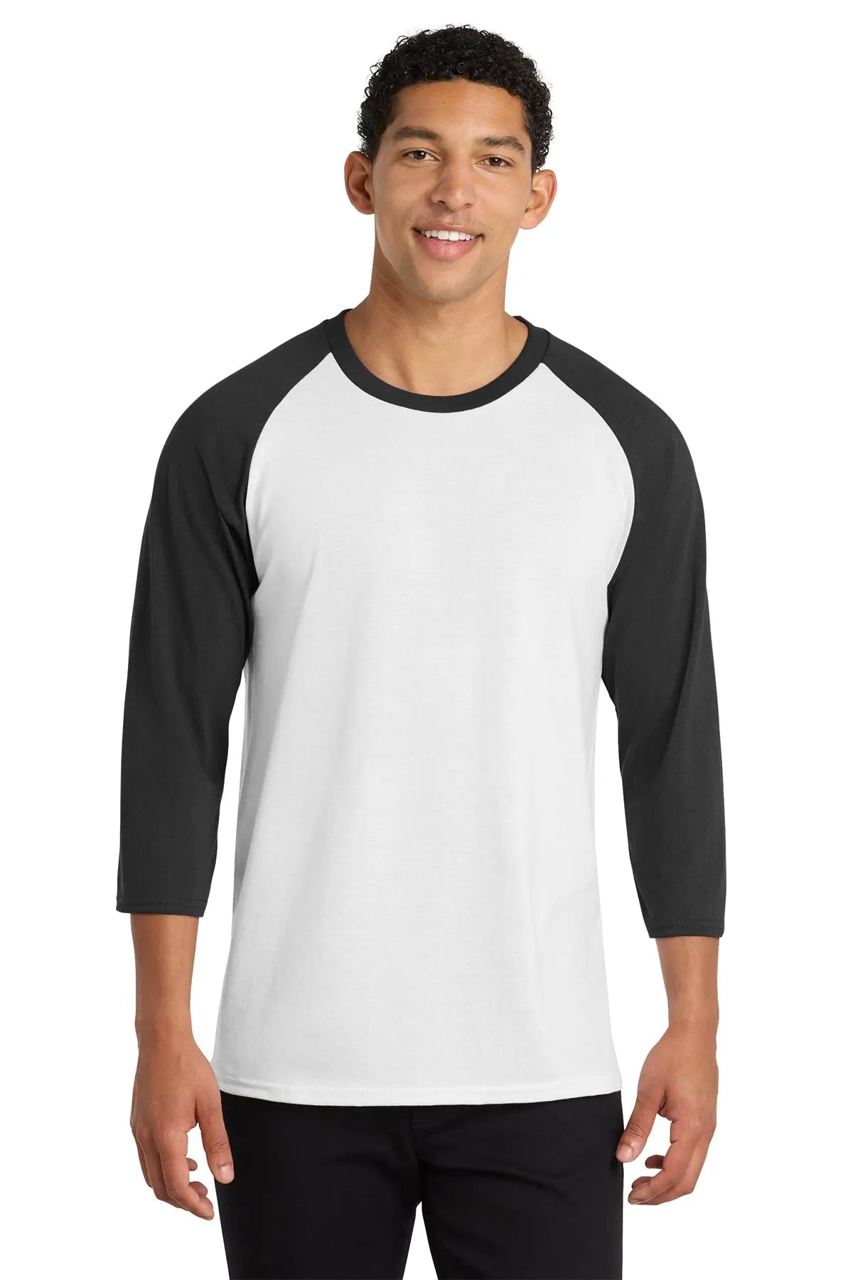 Port & Co™ Core Blend 3/4-Sleeve Raglan Tee #PC55RS