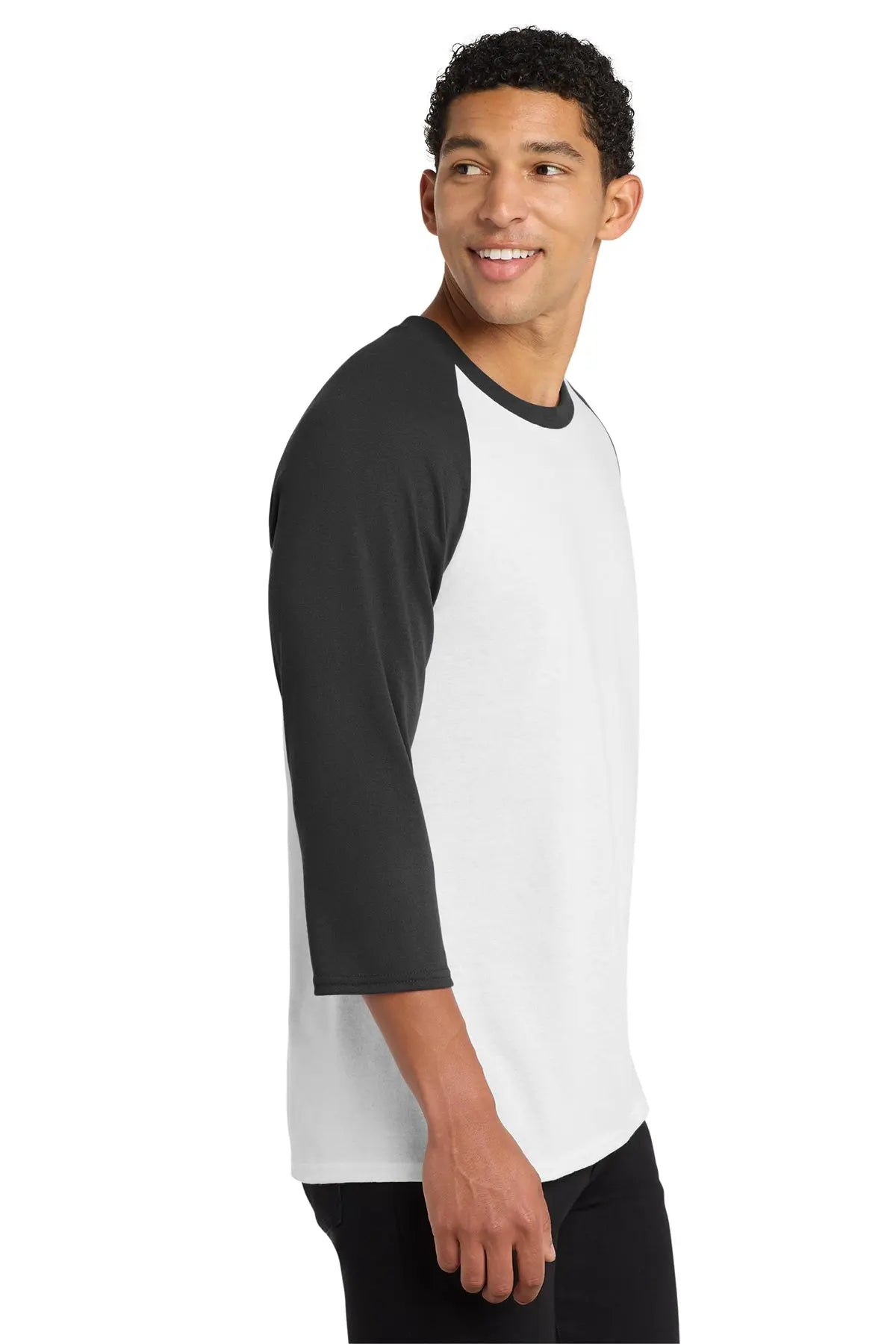 Port & Co™ Core Blend 3/4-Sleeve Raglan Tee #PC55RS