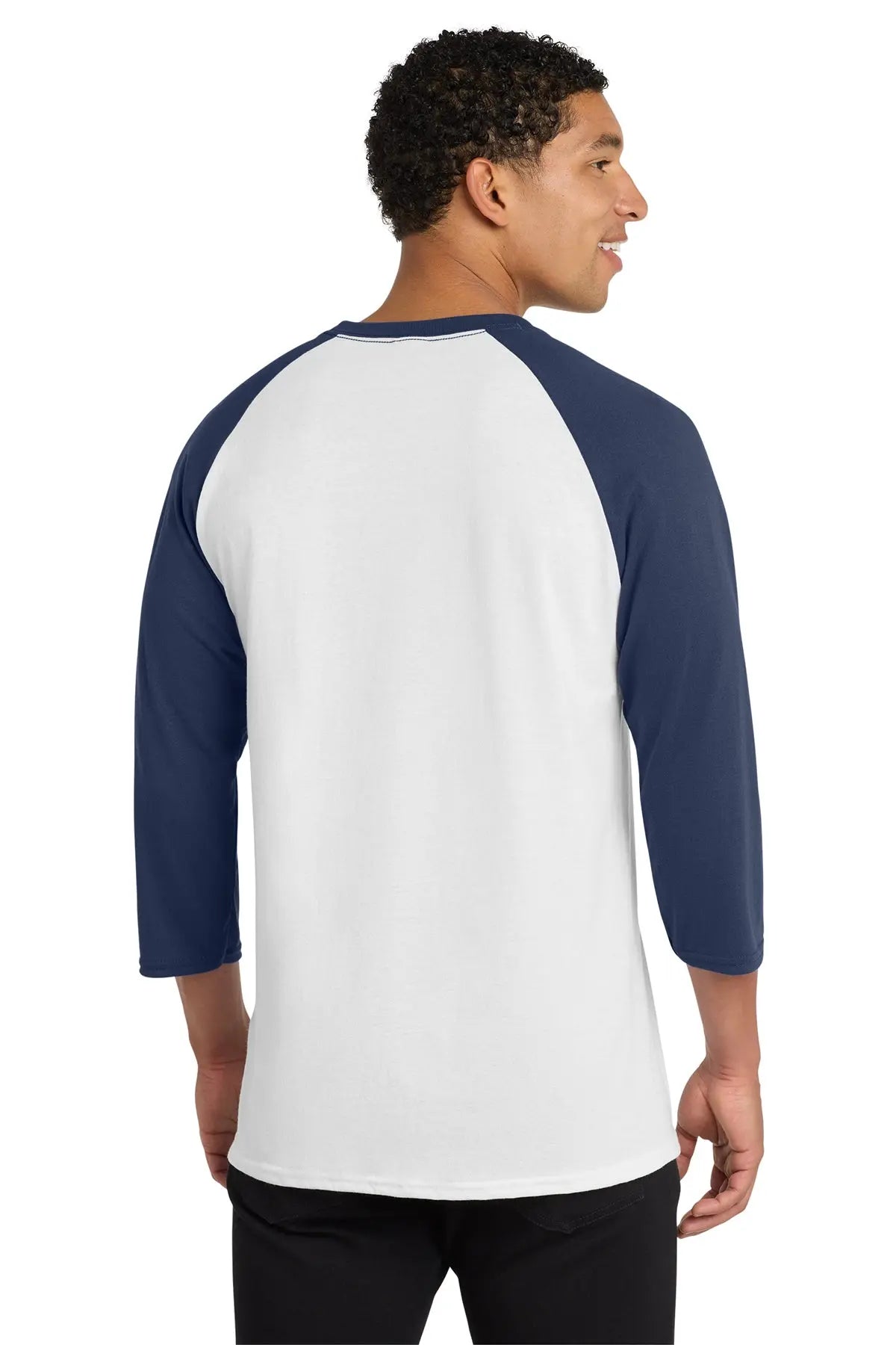 Port & Co™ Core Blend 3/4-Sleeve Raglan Tee #PC55RS