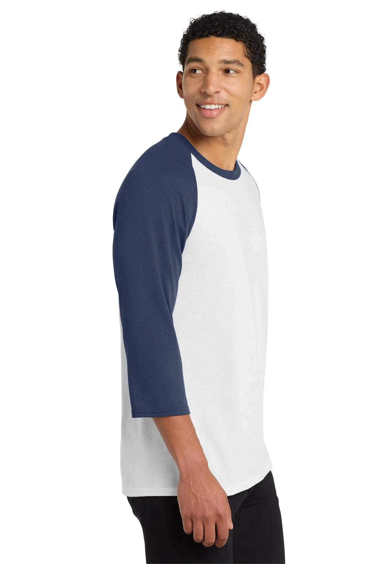 Port & Co™ Core Blend 3/4-Sleeve Raglan Tee #PC55RS
