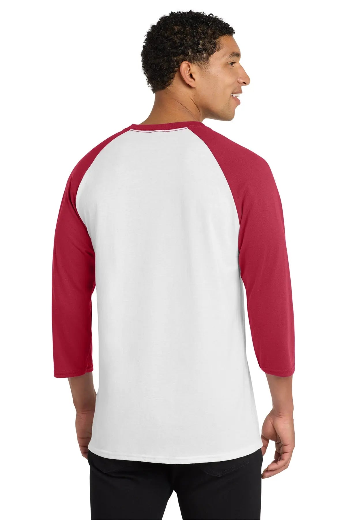 Port & Co™ Core Blend 3/4-Sleeve Raglan Tee #PC55RS
