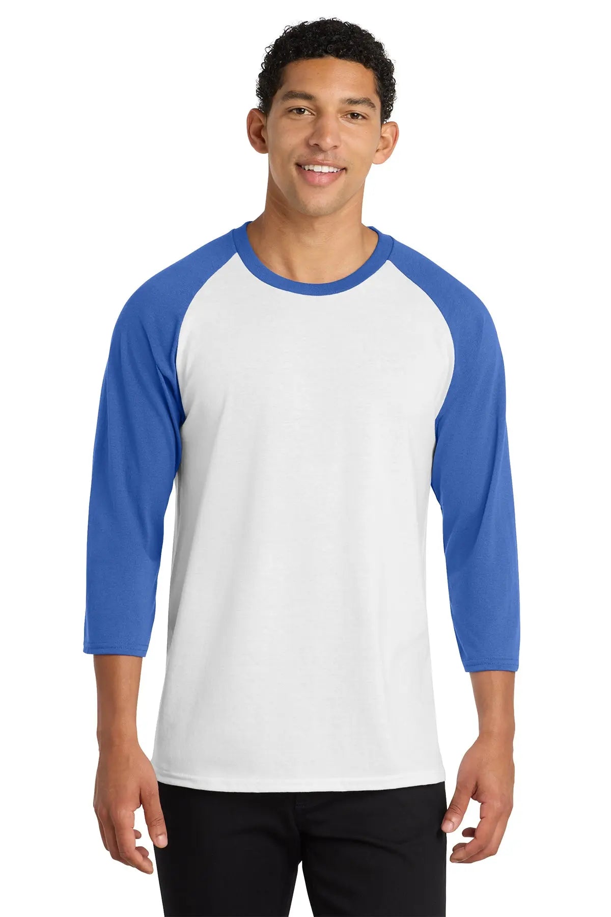 Port & Co™ Core Blend 3/4-Sleeve Raglan Tee #PC55RS