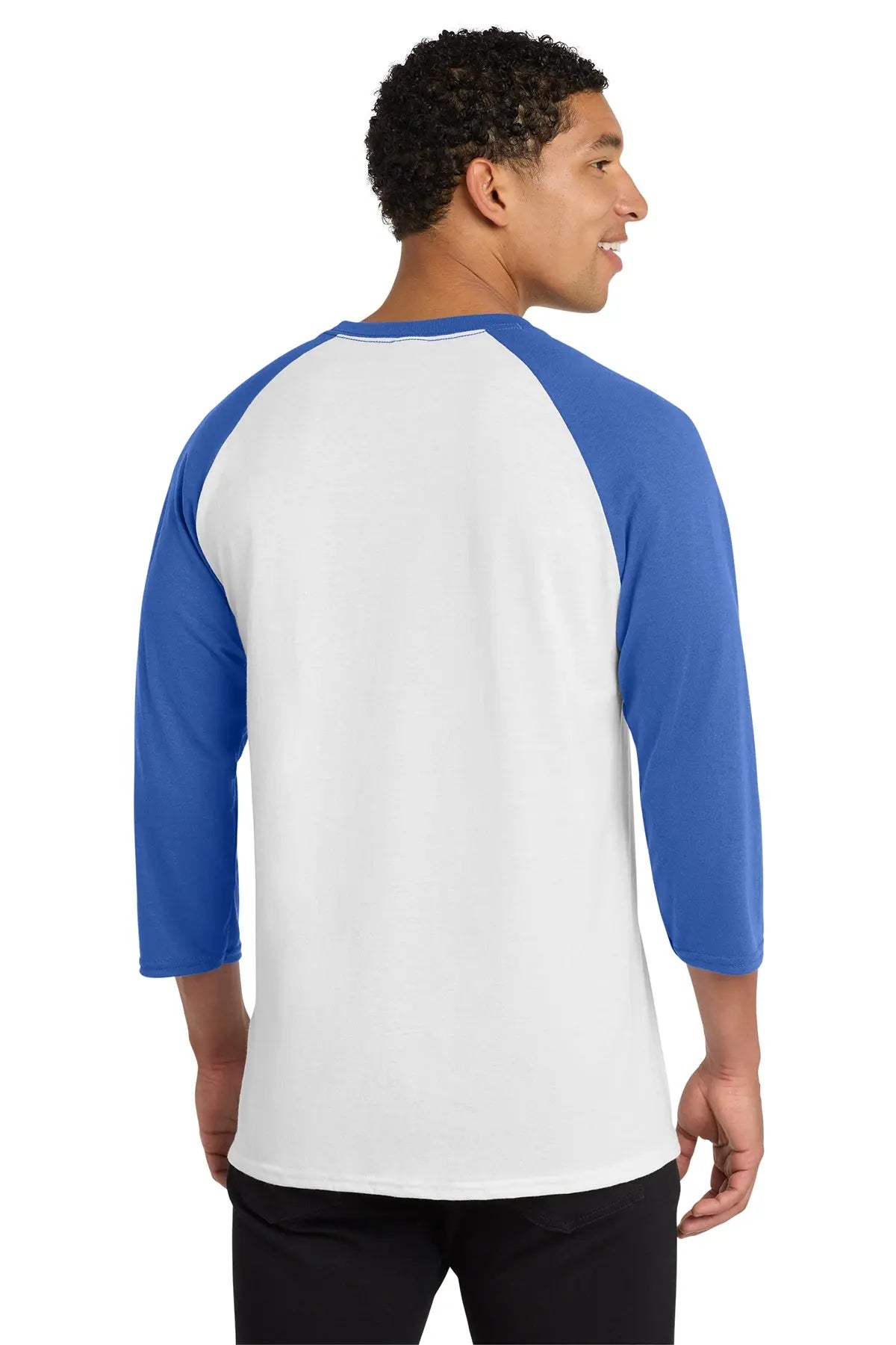 Port & Co™ Core Blend 3/4-Sleeve Raglan Tee #PC55RS