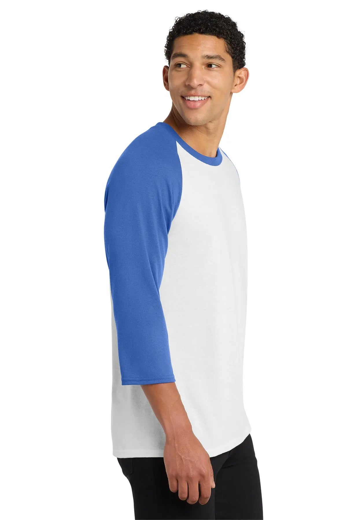 Port & Co™ Core Blend 3/4-Sleeve Raglan Tee #PC55RS