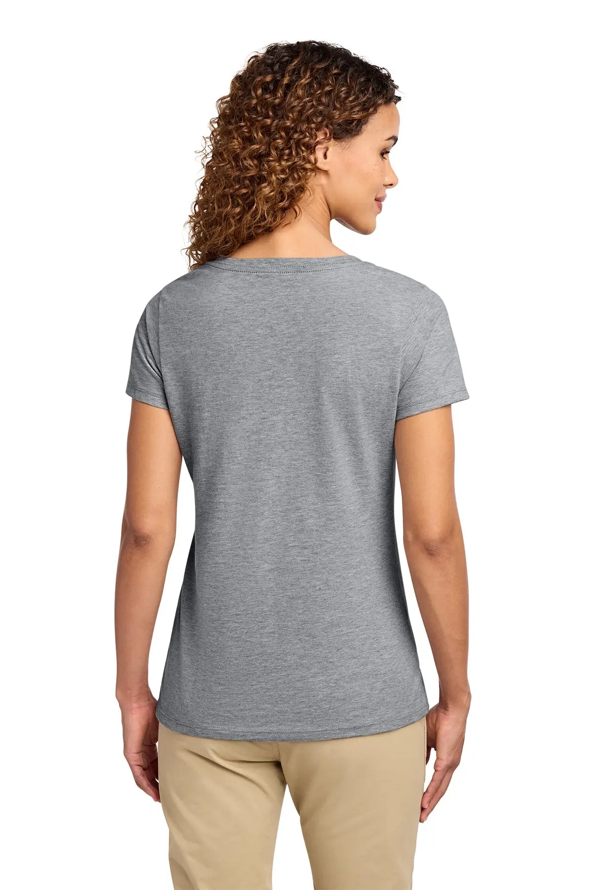 Port & Co™ Women's Fan Favorite™ V-Neck Tee #LPC450V