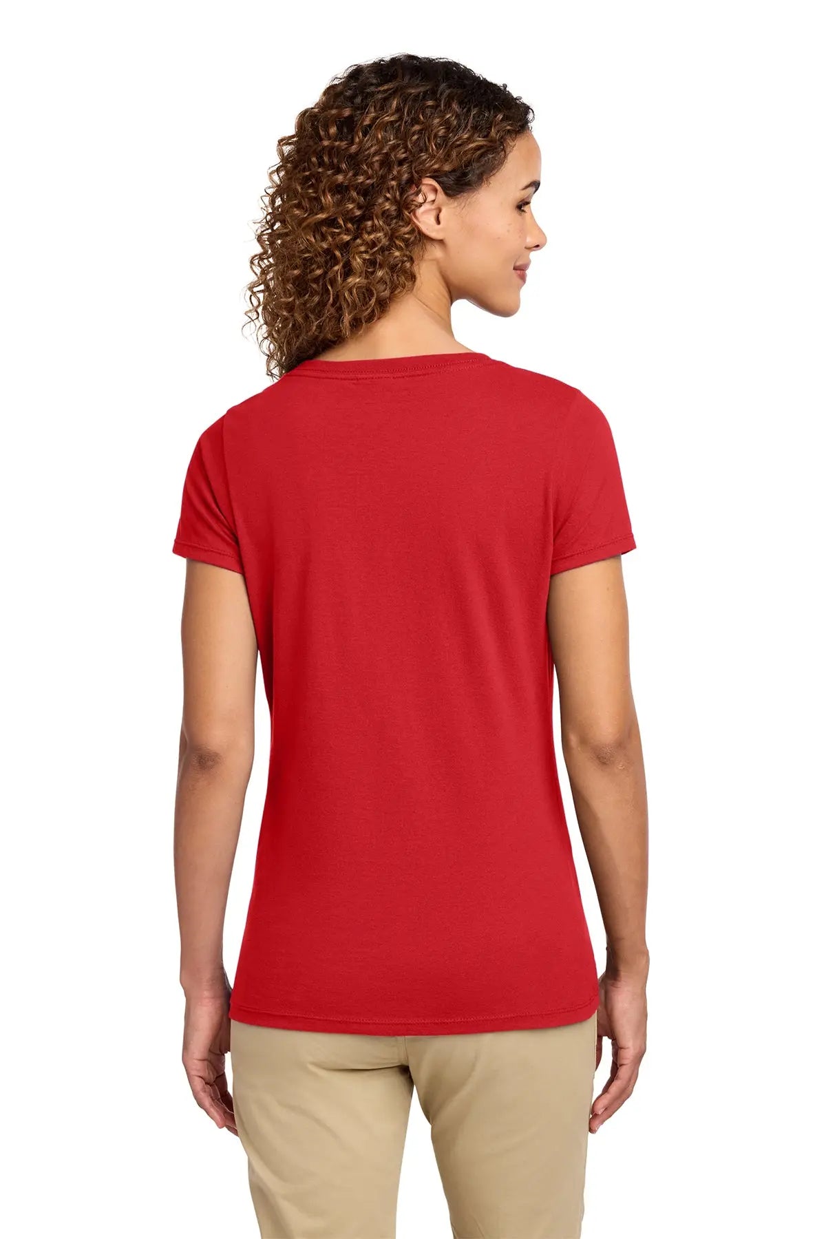 Port & Co™ Women's Fan Favorite™ V-Neck Tee #LPC450V
