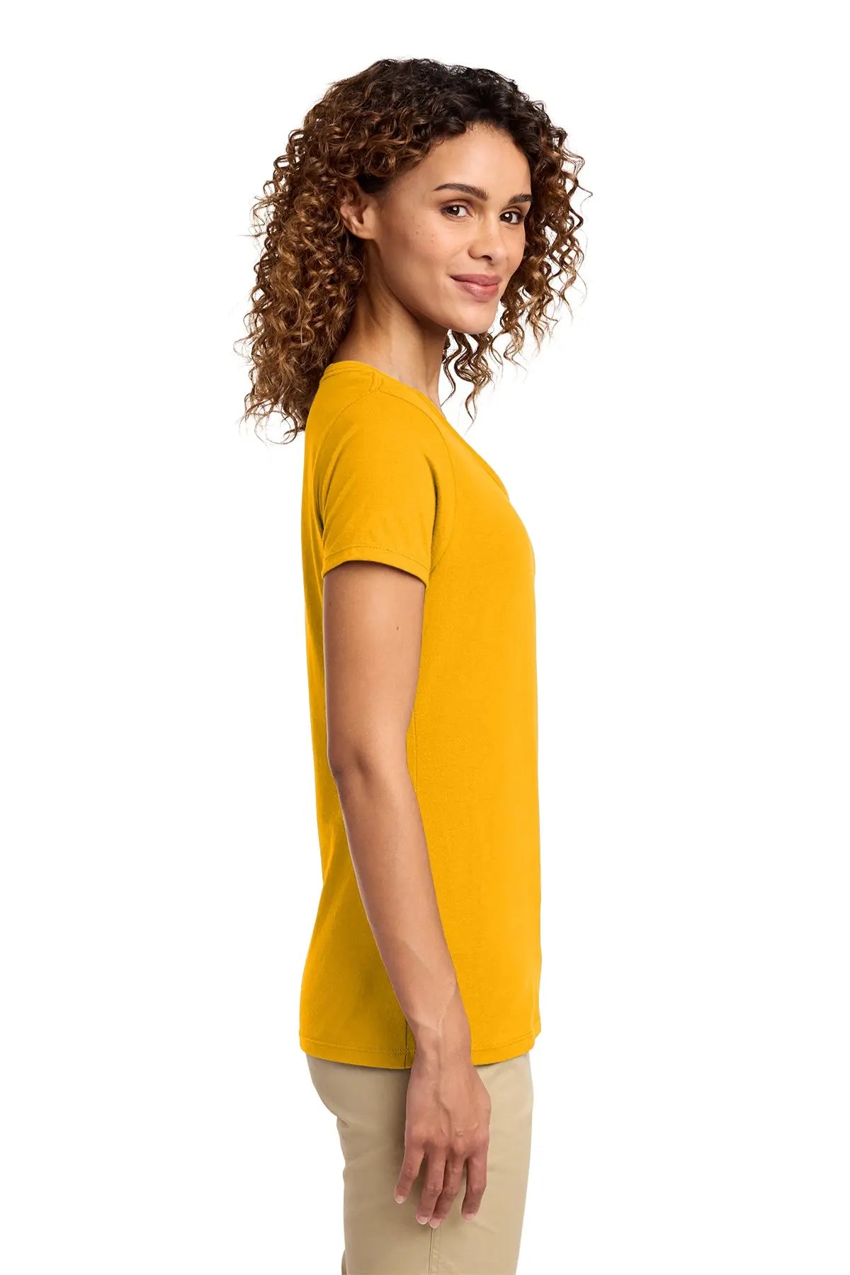Port & Co™ Women's Fan Favorite™ V-Neck Tee #LPC450V