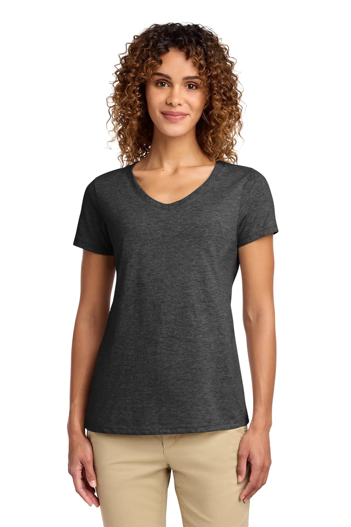 Port & Co™ Women's Fan Favorite™ V-Neck Tee #LPC450V