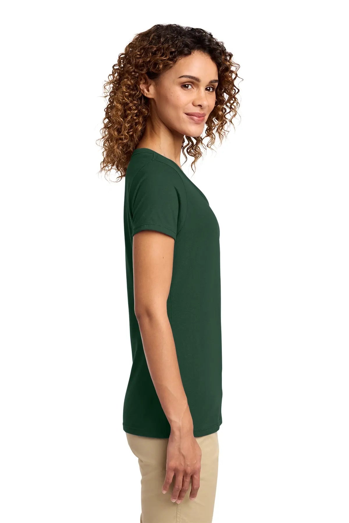 Port & Co™ Women's Fan Favorite™ V-Neck Tee #LPC450V