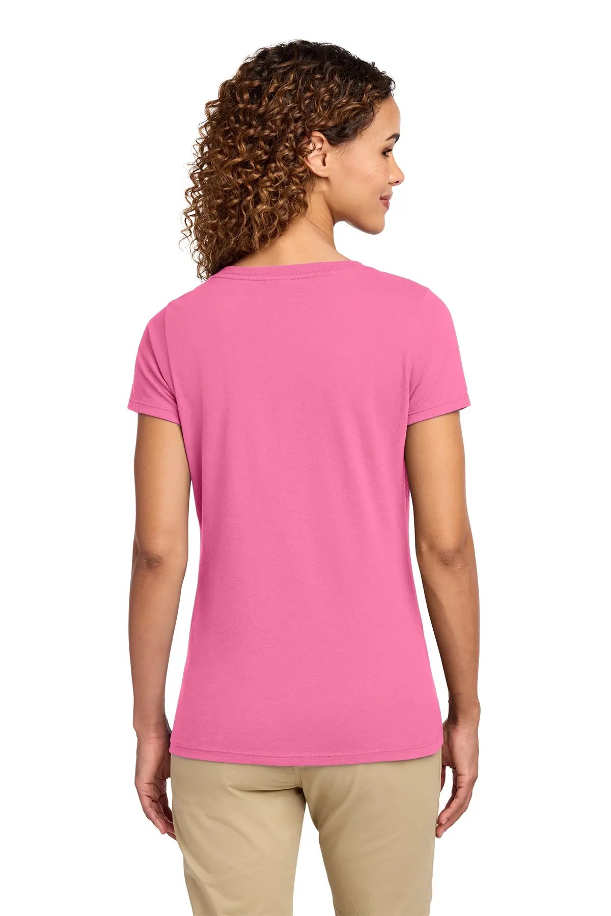 Port & Co™ Women's Fan Favorite™ V-Neck Tee #LPC450V