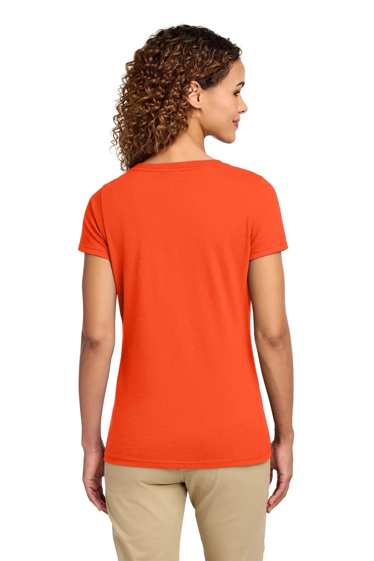 Port & Co™ Women's Fan Favorite™ V-Neck Tee #LPC450V