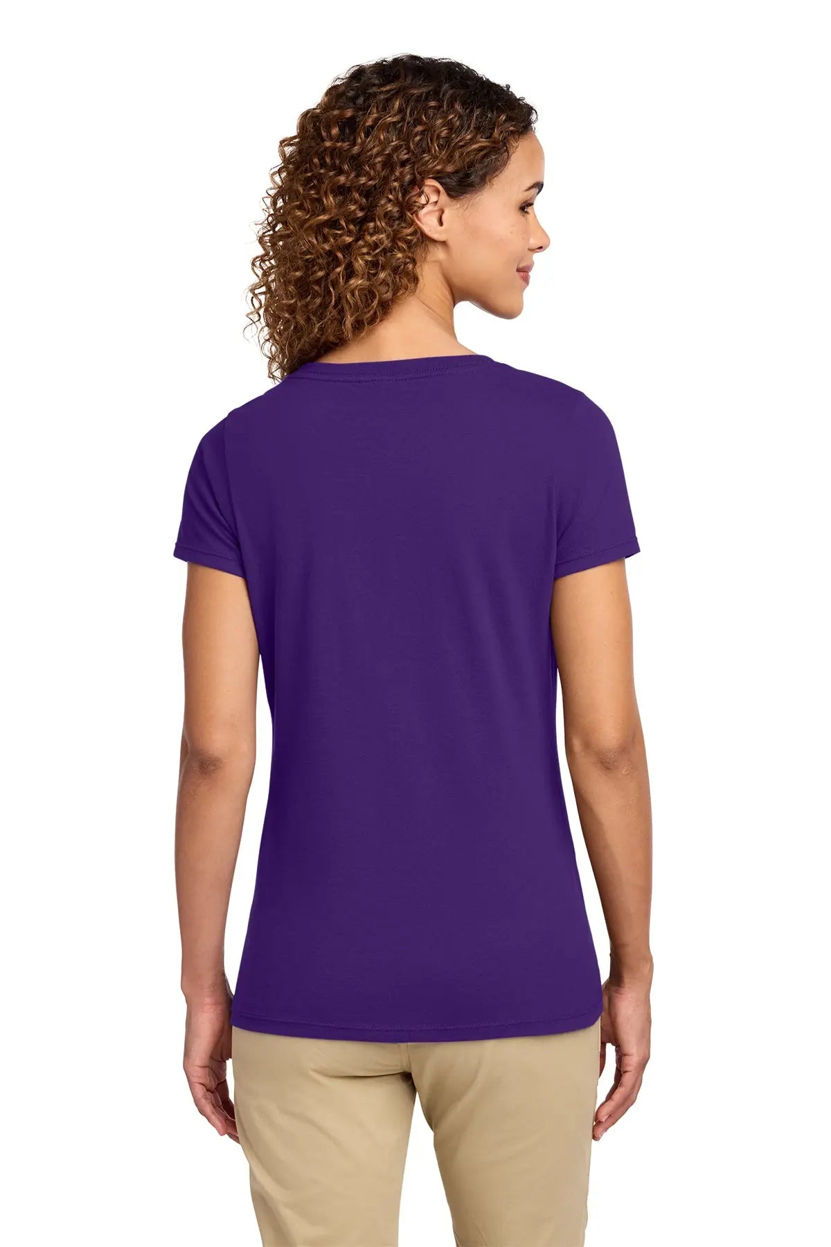 Port & Co™ Women's Fan Favorite™ V-Neck Tee #LPC450V