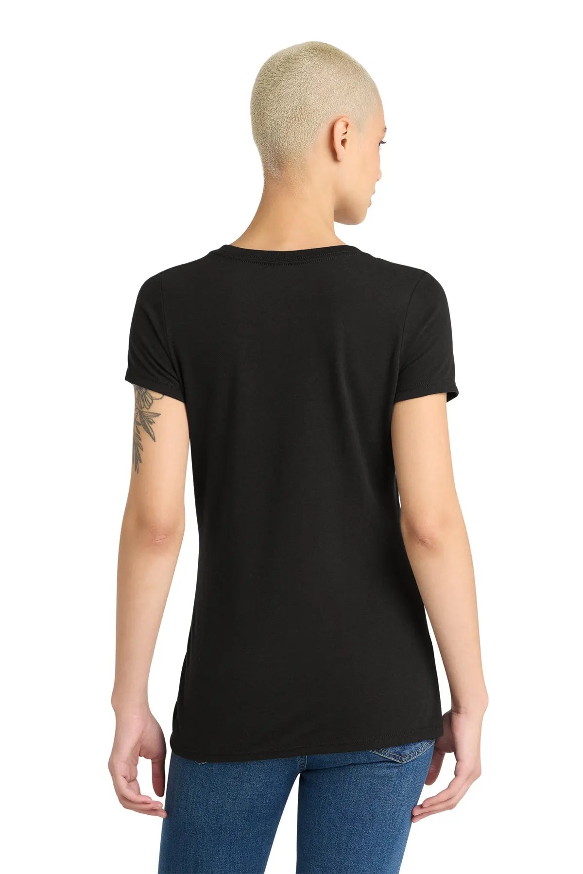 District® Women’s Perfect Tri® V-Neck Tee #DM1350L