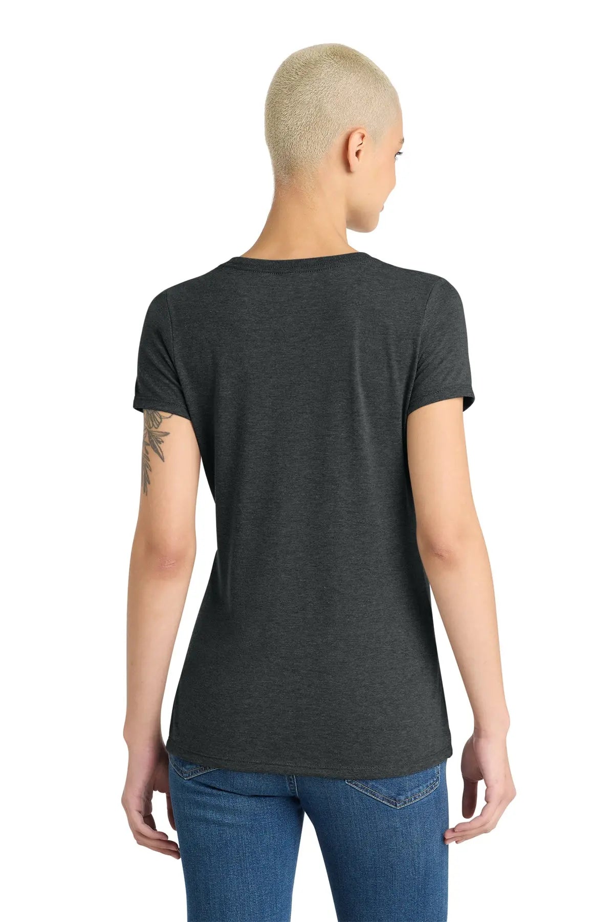 District® Women’s Perfect Tri® V-Neck Tee #DM1350L