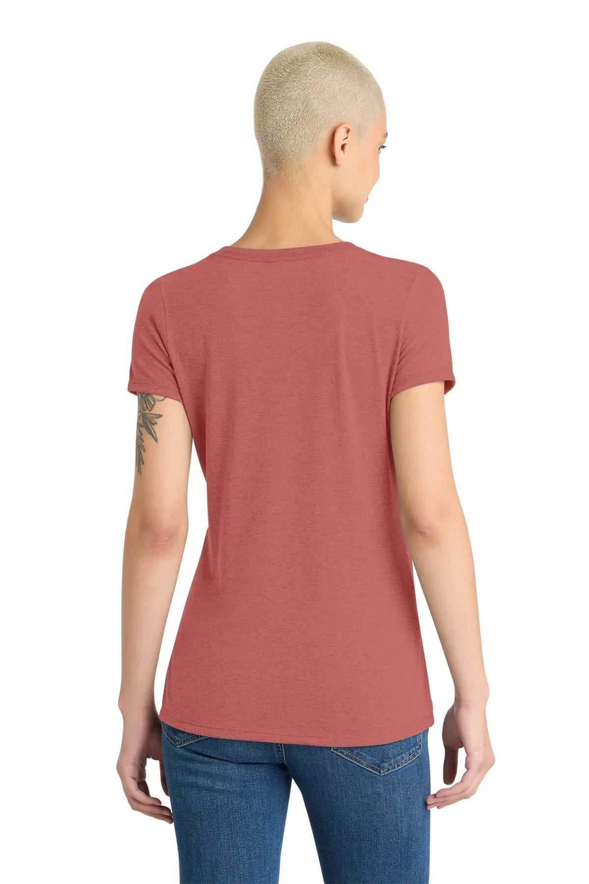 District® Women’s Perfect Tri® V-Neck Tee #DM1350L