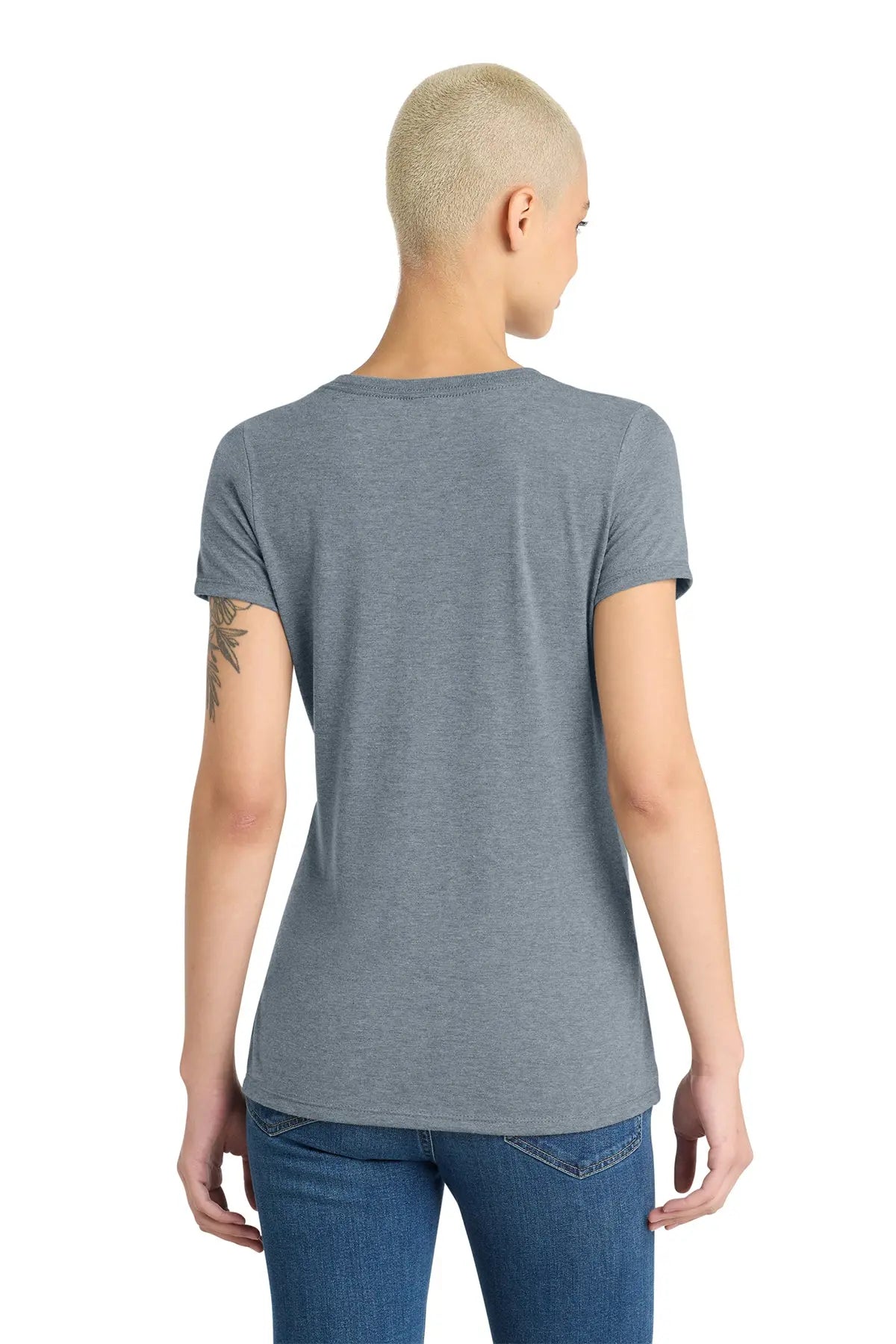 District® Women’s Perfect Tri® V-Neck Tee #DM1350L