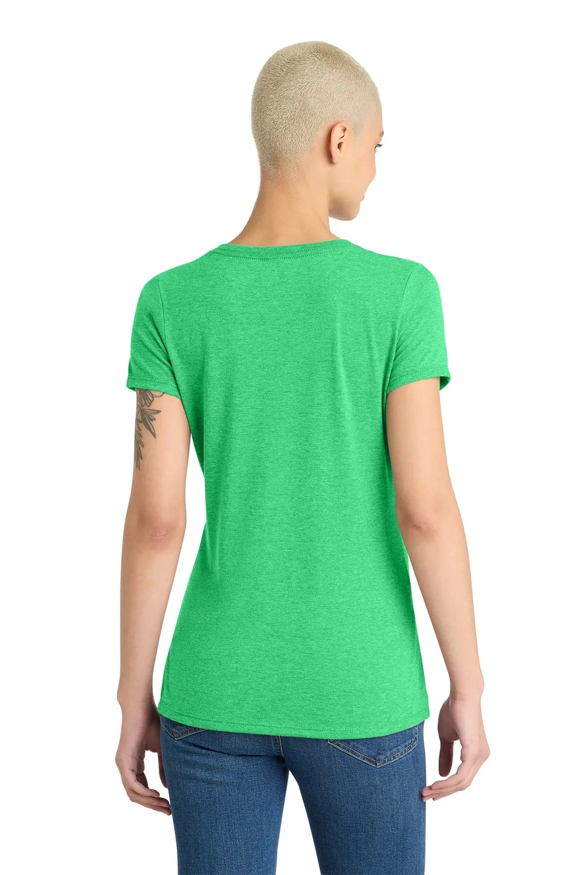 District® Women’s Perfect Tri® V-Neck Tee #DM1350L