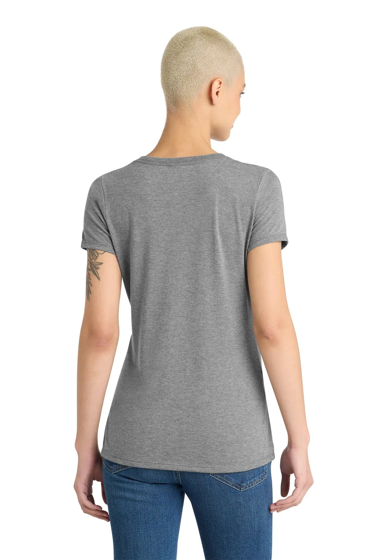 District® Women’s Perfect Tri® V-Neck Tee #DM1350L