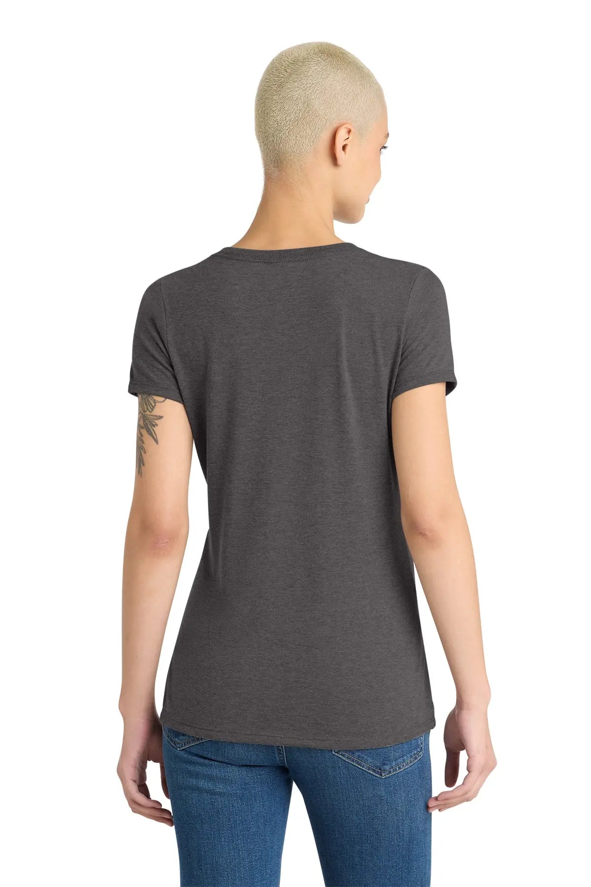 District® Women’s Perfect Tri® V-Neck Tee #DM1350L