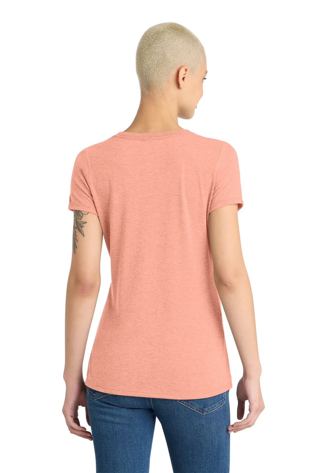 District® Women’s Perfect Tri® V-Neck Tee #DM1350L