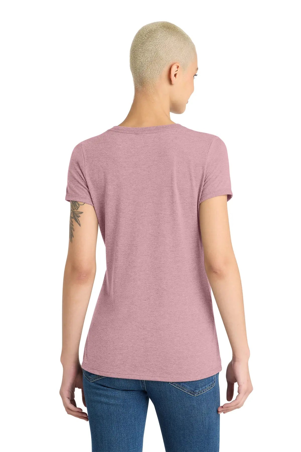 District® Women’s Perfect Tri® V-Neck Tee #DM1350L