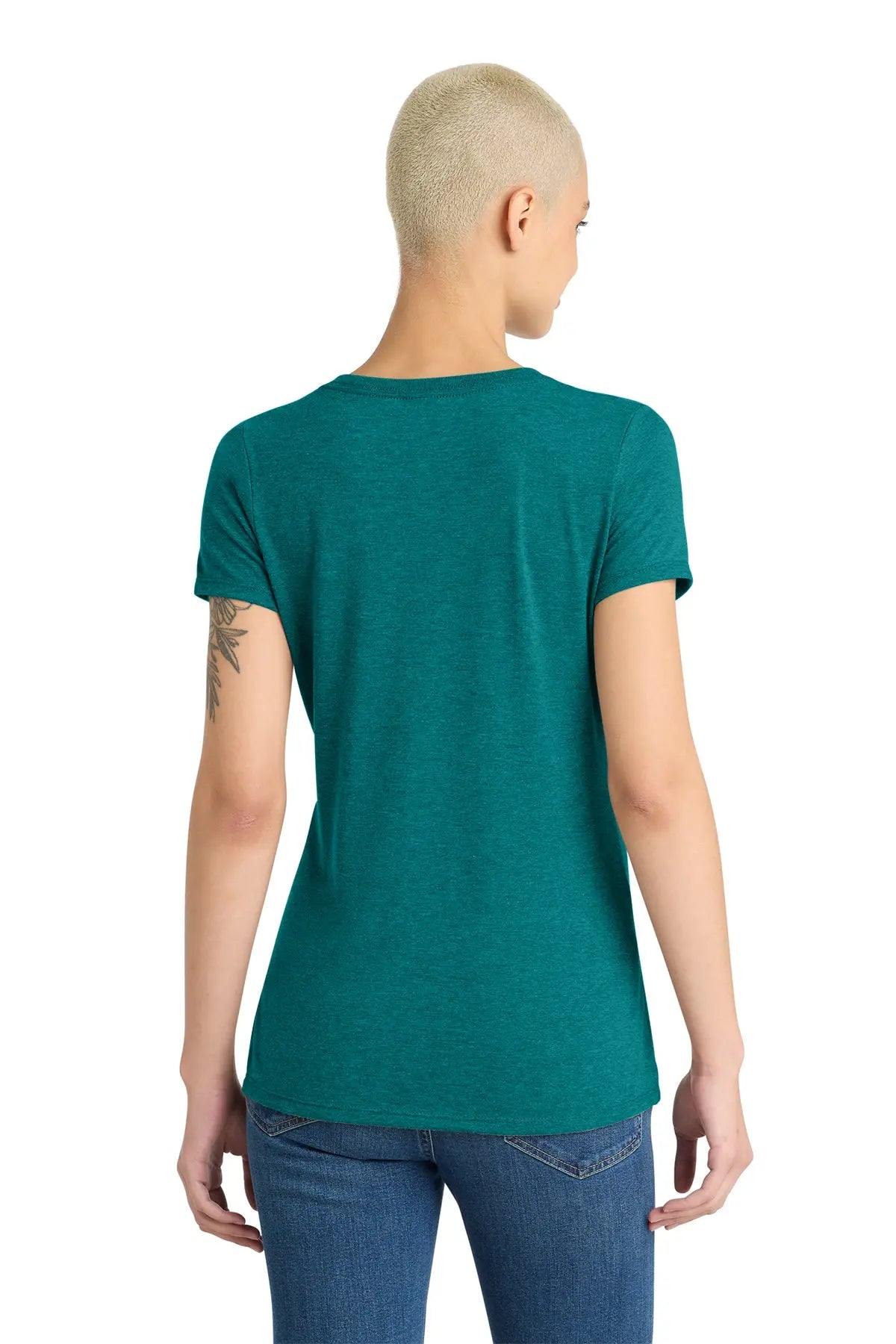 District® Women’s Perfect Tri® V-Neck Tee #DM1350L