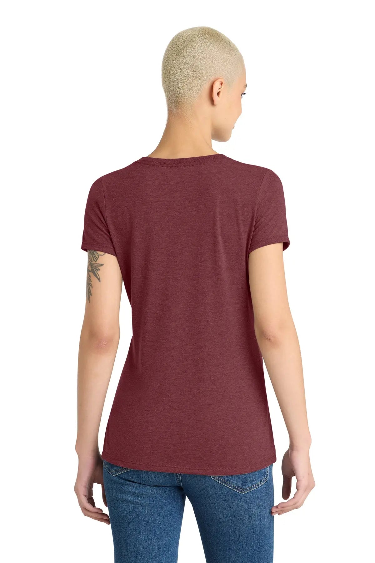 District® Women’s Perfect Tri® V-Neck Tee #DM1350L