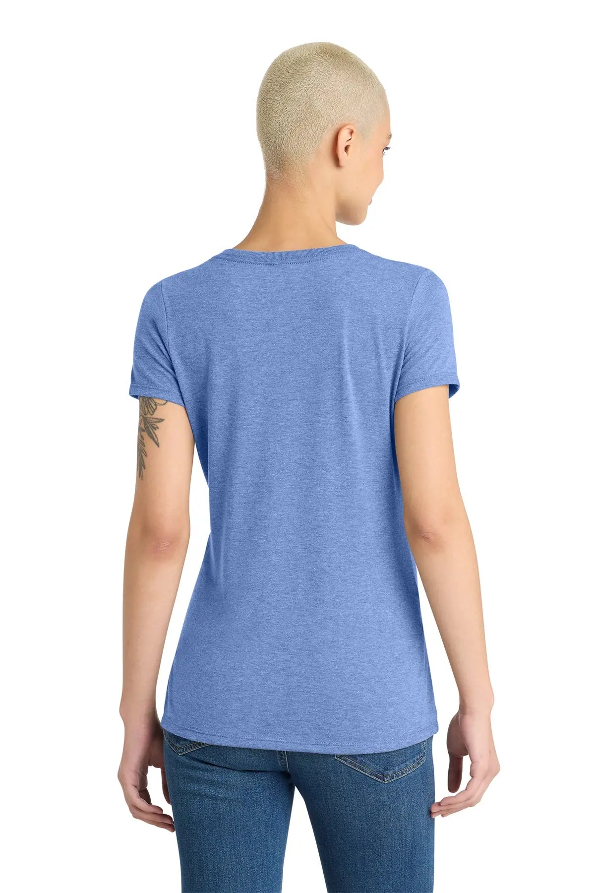 District® Women’s Perfect Tri® V-Neck Tee #DM1350L
