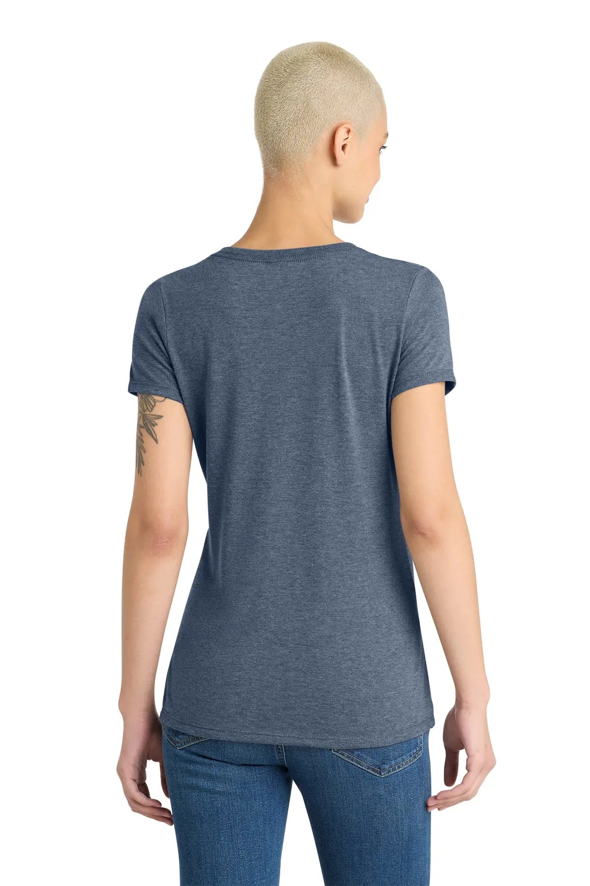 District® Women’s Perfect Tri® V-Neck Tee #DM1350L
