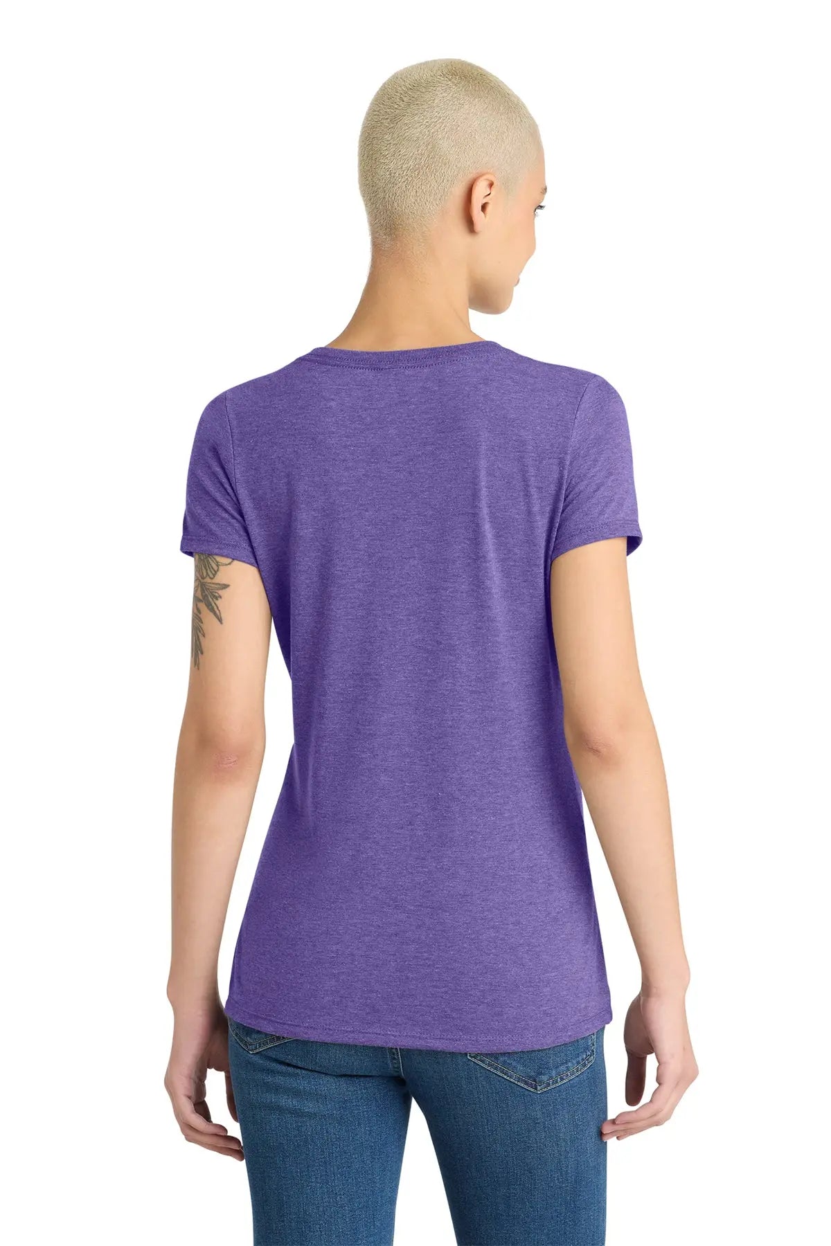 District® Women’s Perfect Tri® V-Neck Tee #DM1350L