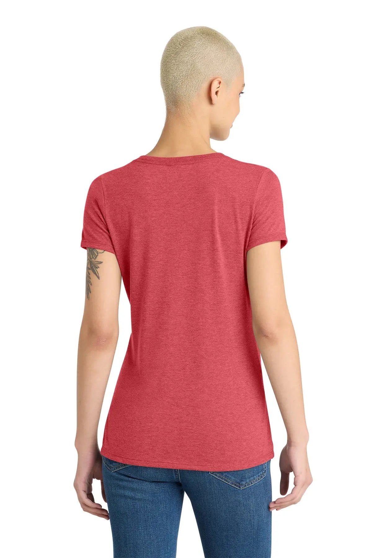 District® Women’s Perfect Tri® V-Neck Tee #DM1350L