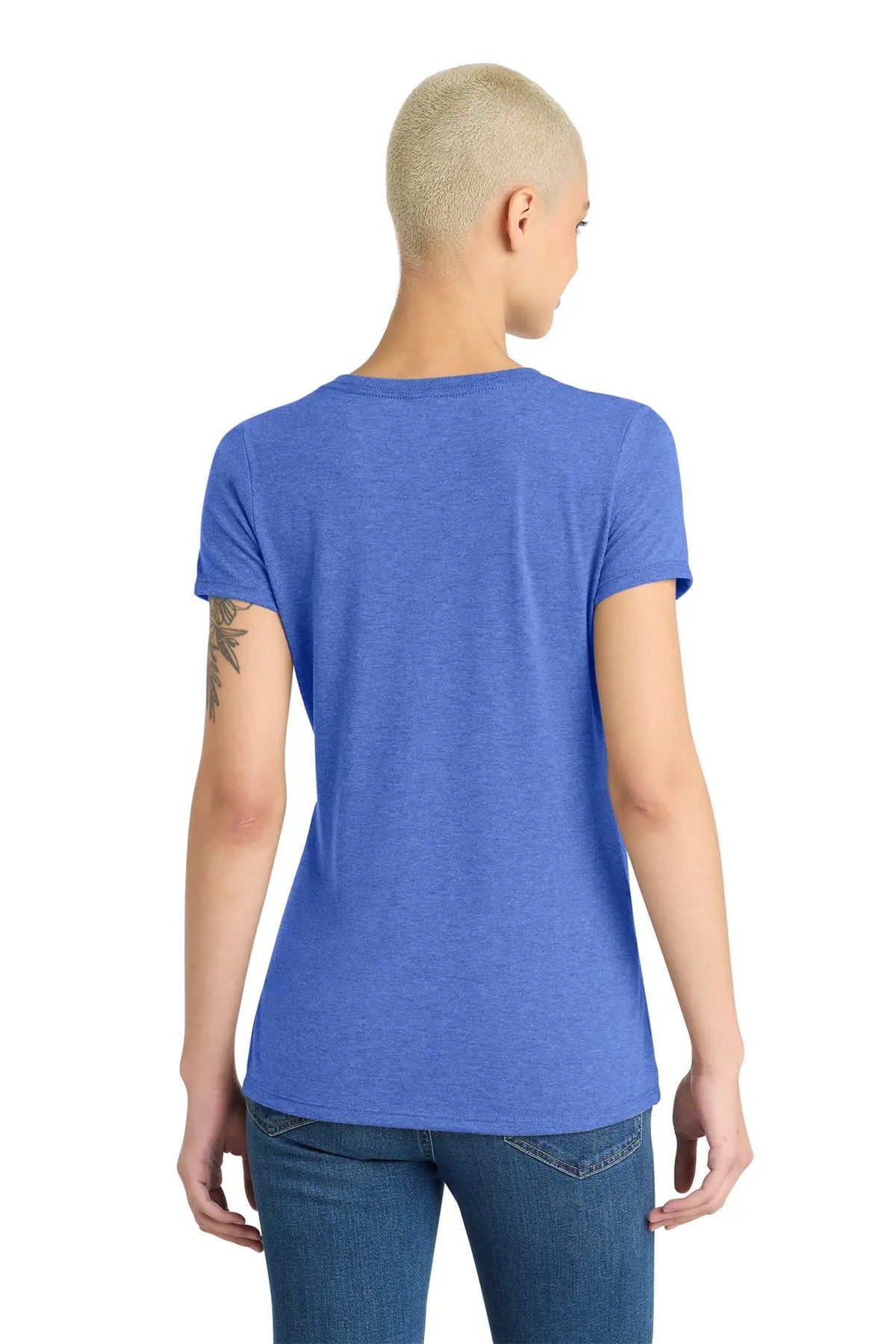 District® Women’s Perfect Tri® V-Neck Tee #DM1350L
