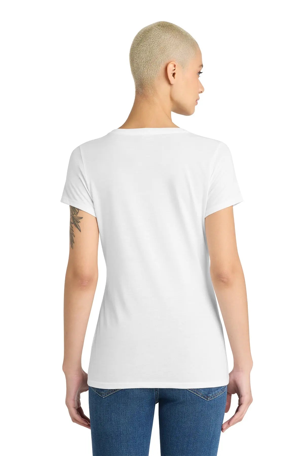 District® Women’s Perfect Tri® V-Neck Tee #DM1350L