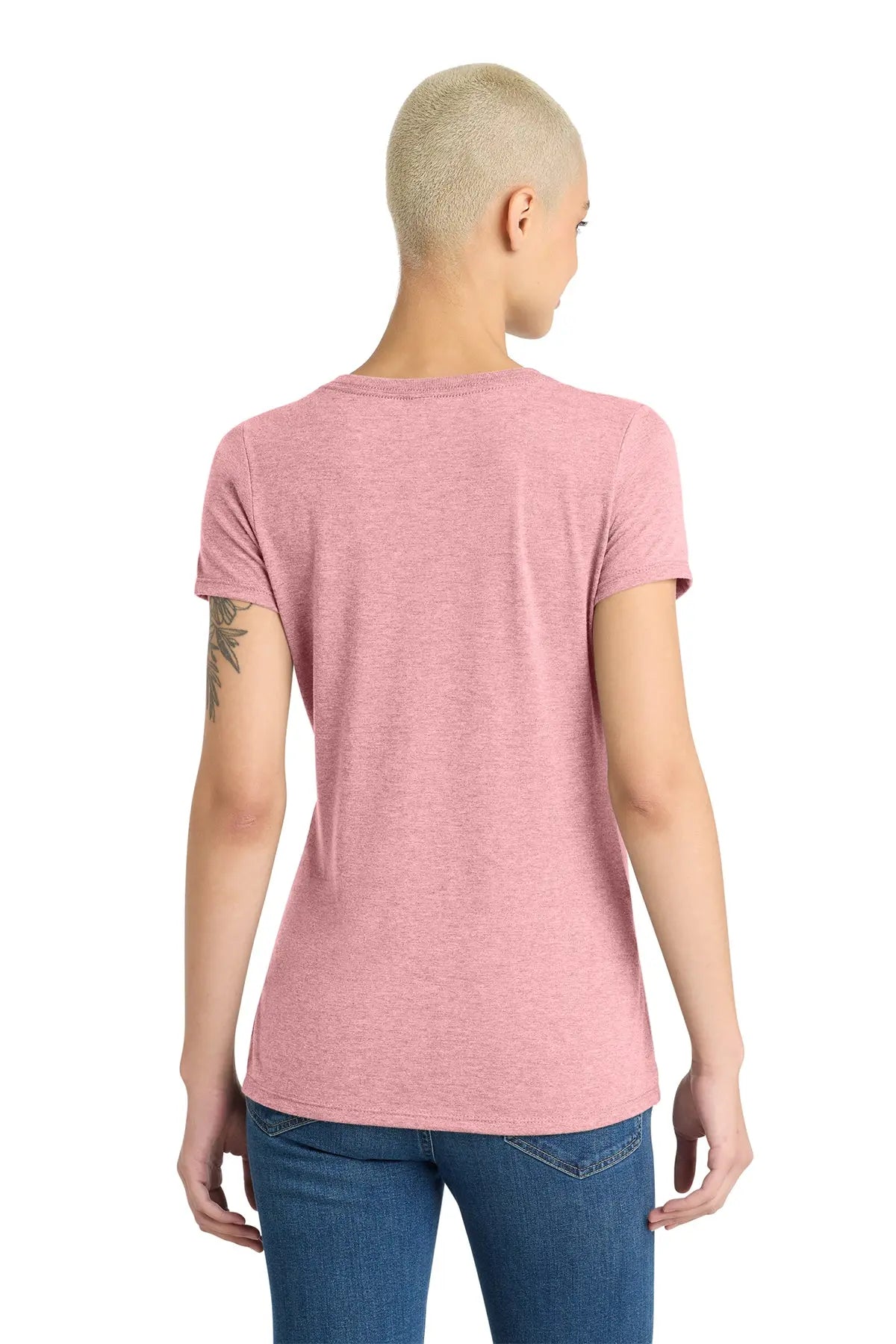 District® Women’s Perfect Tri® V-Neck Tee #DM1350L