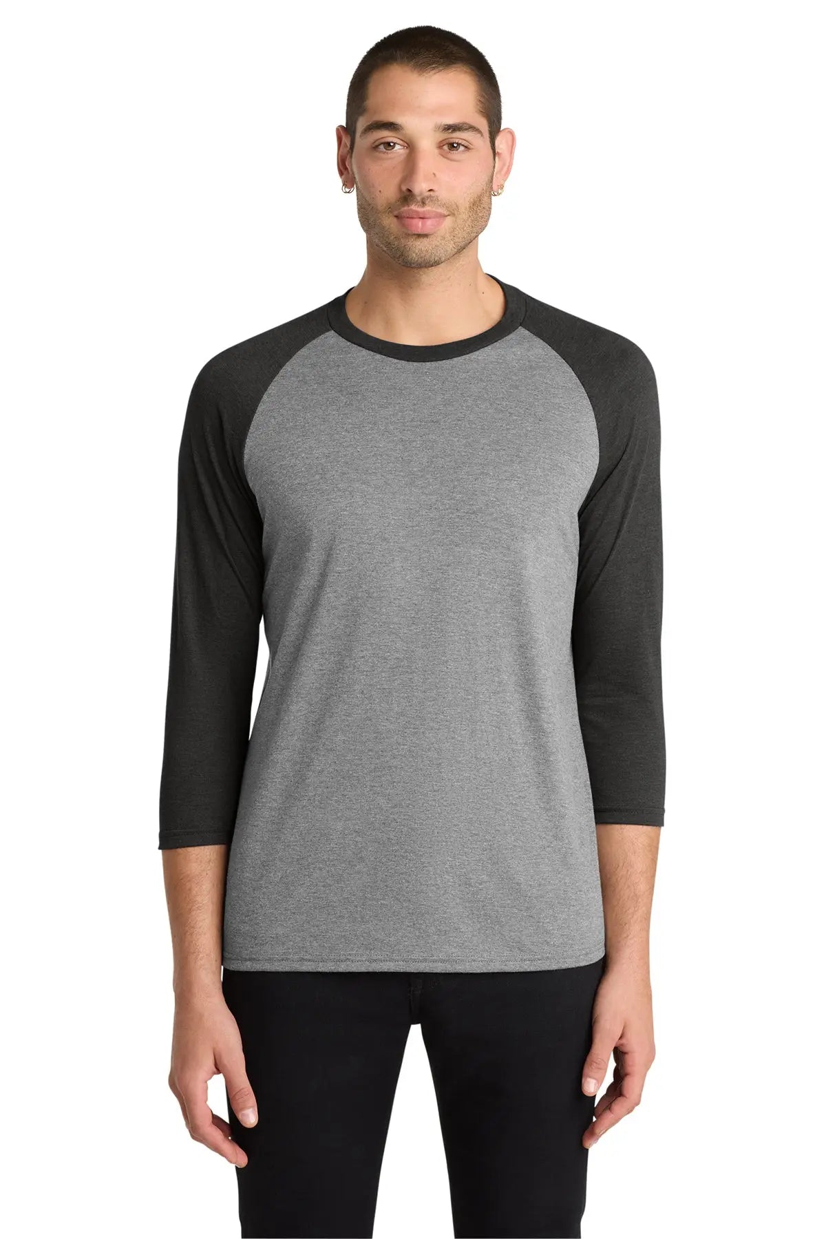 District® Perfect Tri® 3/4-Sleeve Raglan #DM136