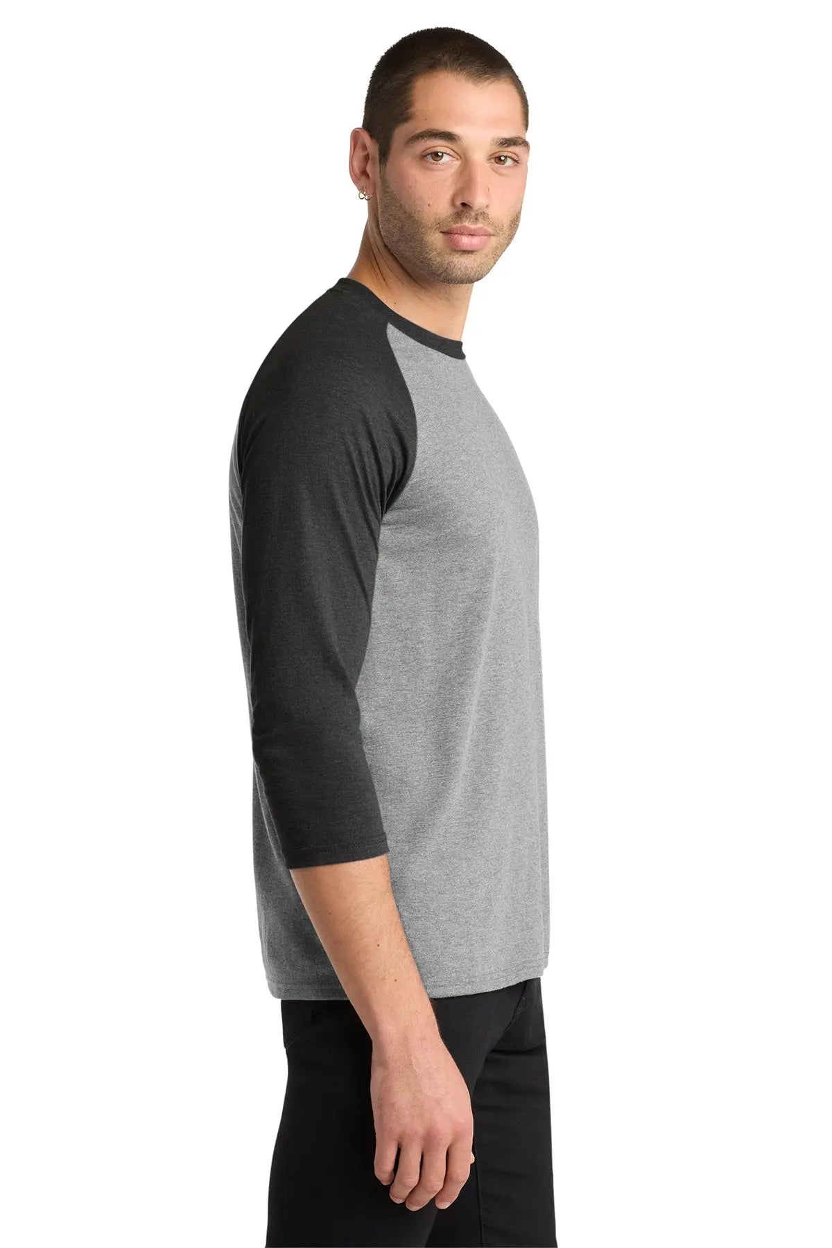 District® Perfect Tri® 3/4-Sleeve Raglan #DM136