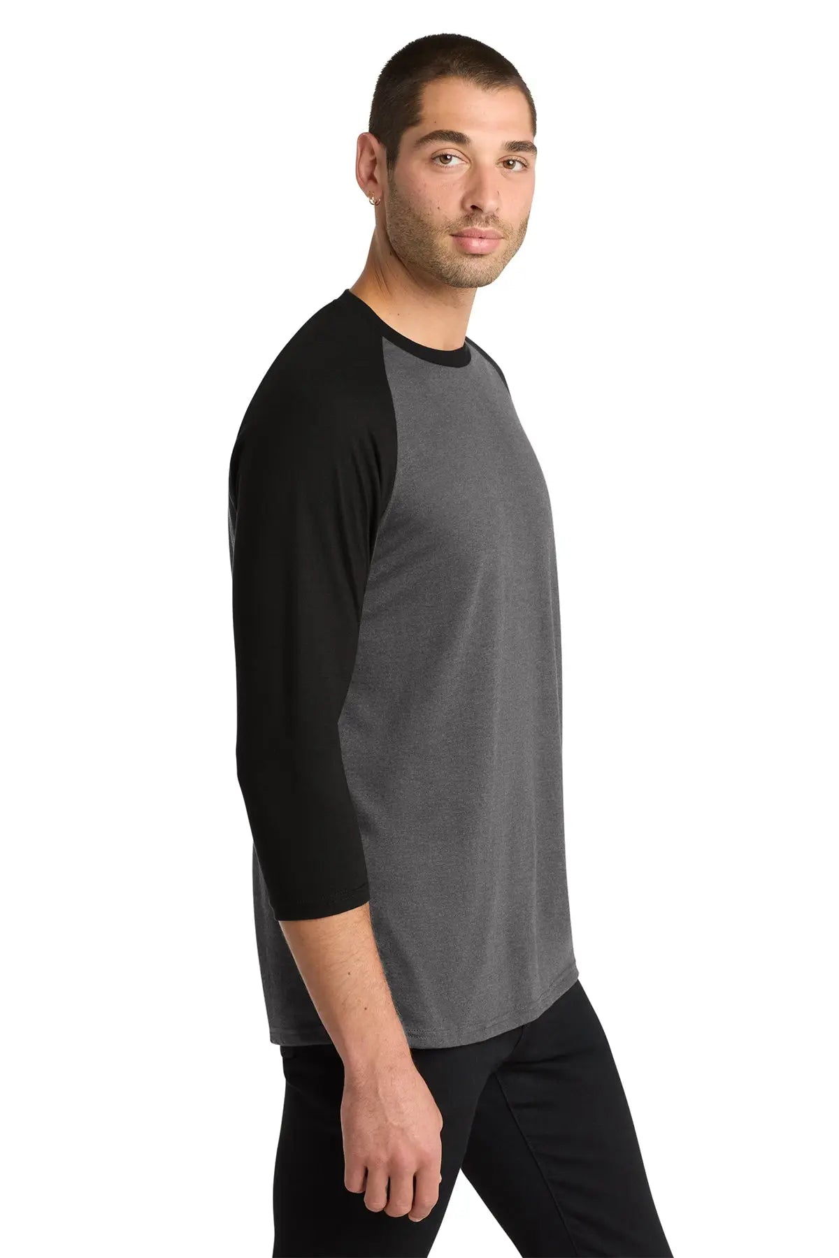 District® Perfect Tri® 3/4-Sleeve Raglan #DM136