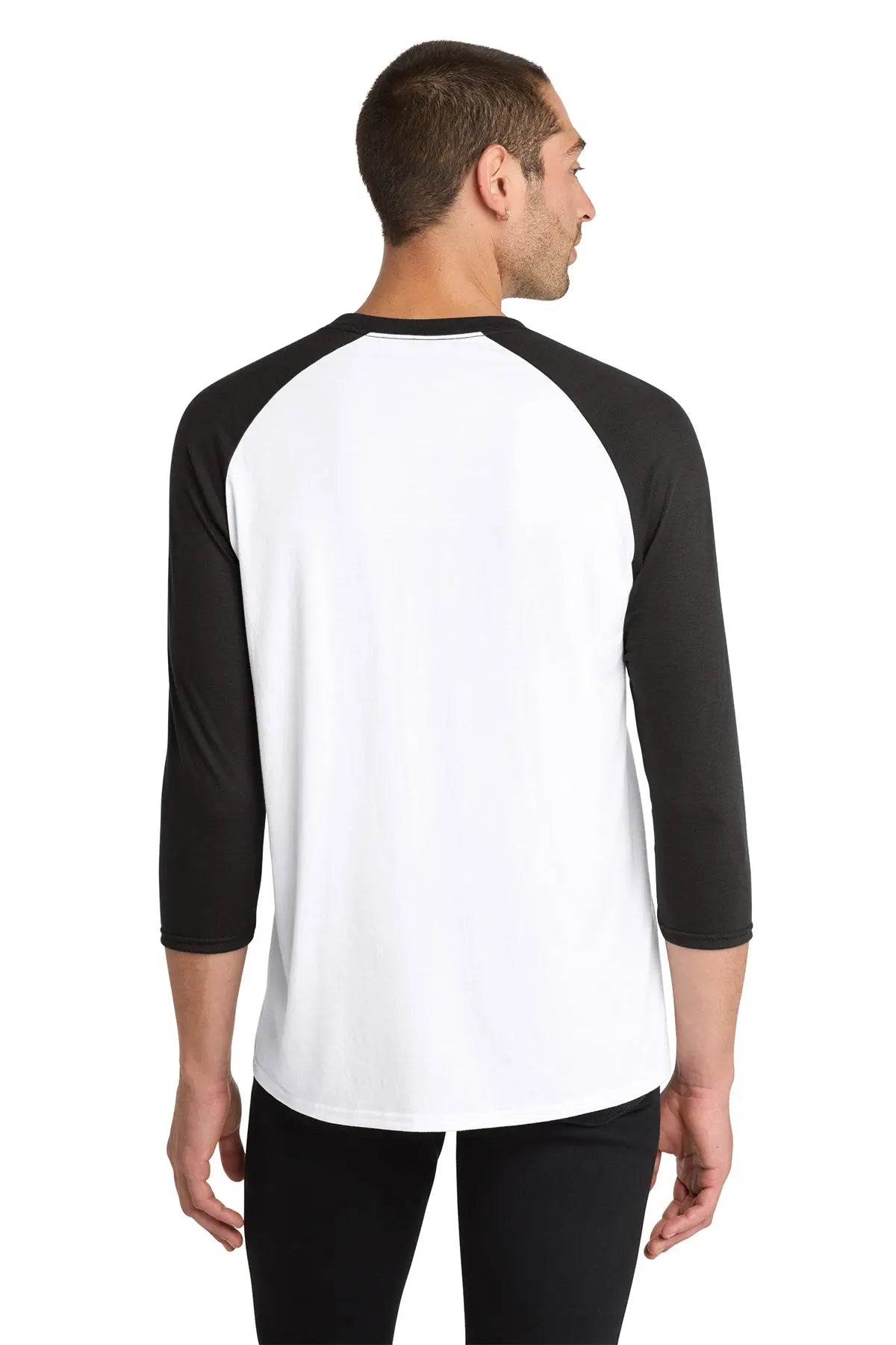 District® Perfect Tri® 3/4-Sleeve Raglan #DM136