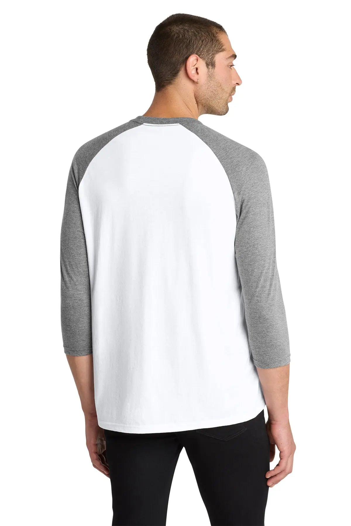 District® Perfect Tri® 3/4-Sleeve Raglan #DM136