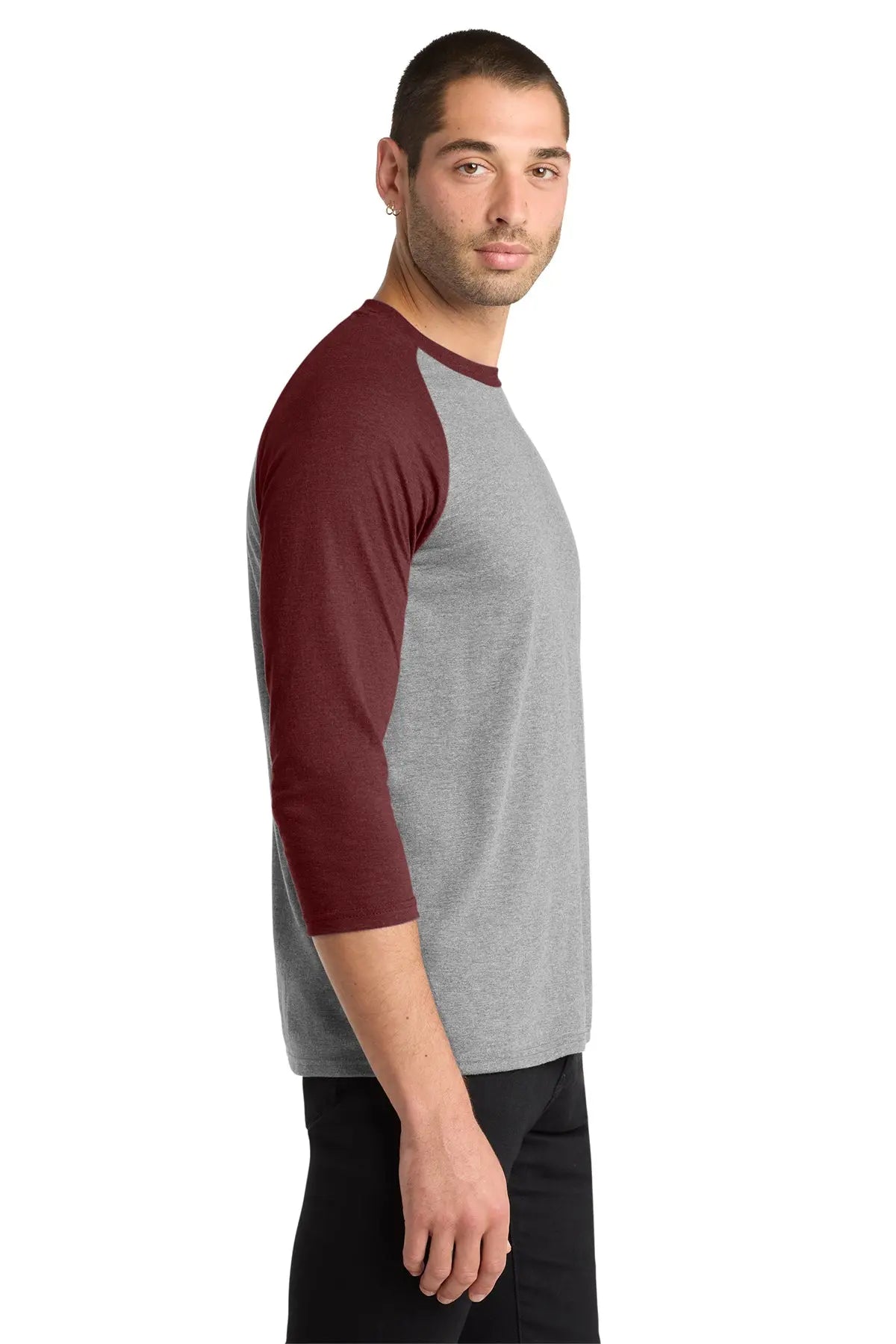 District® Perfect Tri® 3/4-Sleeve Raglan #DM136