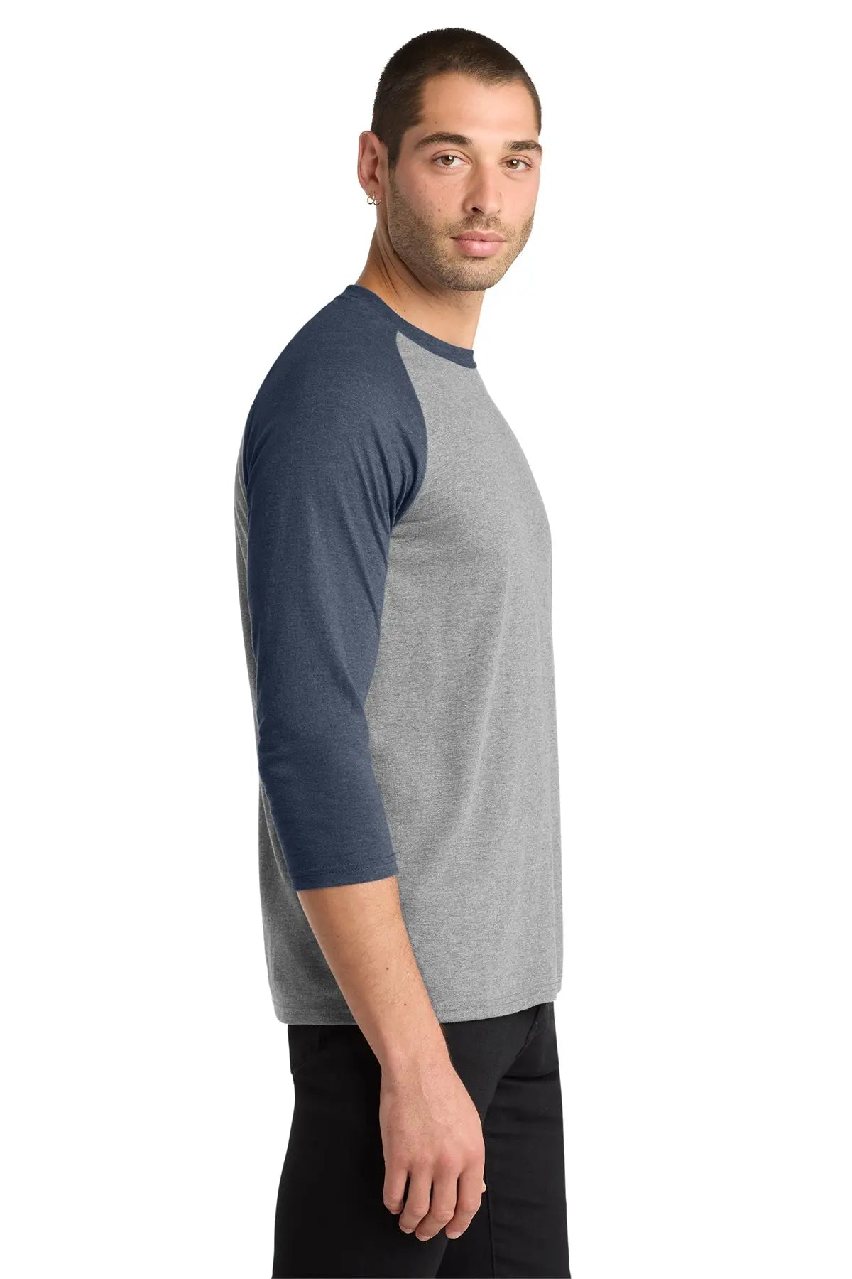 District® Perfect Tri® 3/4-Sleeve Raglan #DM136