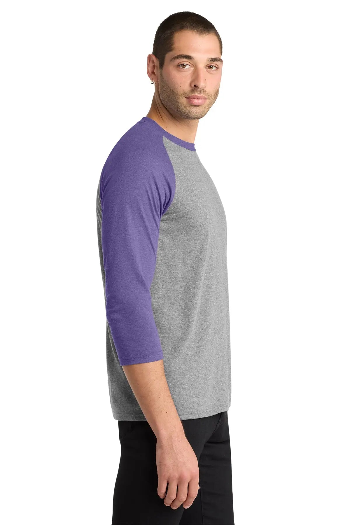 District® Perfect Tri® 3/4-Sleeve Raglan #DM136