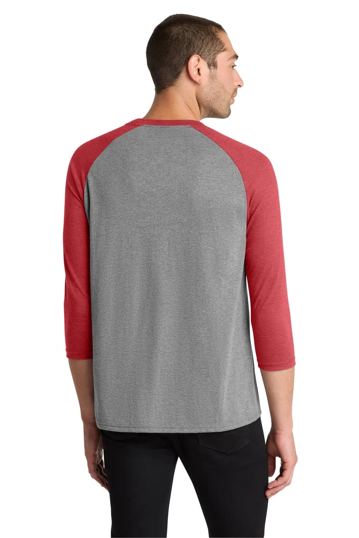 District® Perfect Tri® 3/4-Sleeve Raglan #DM136
