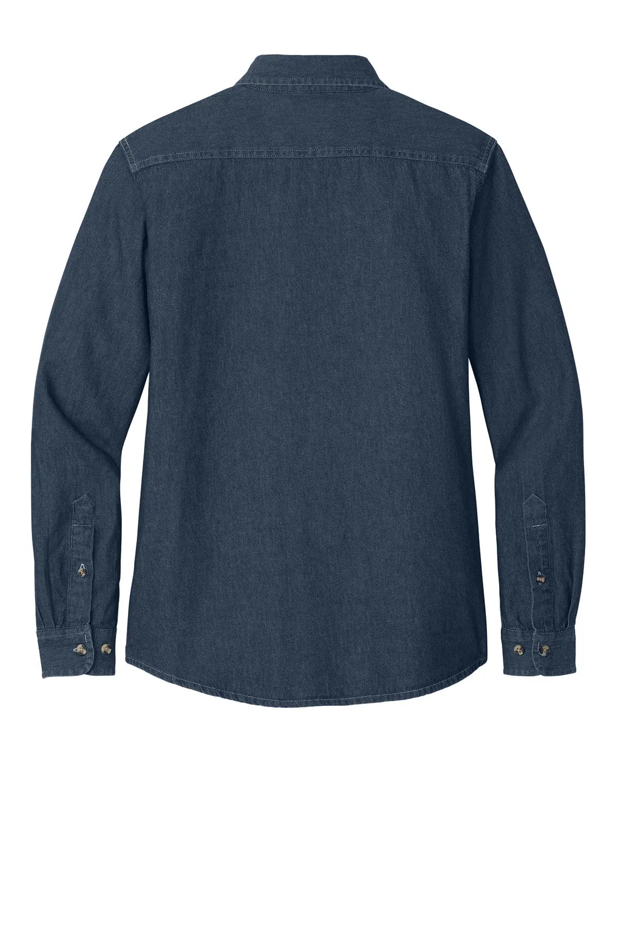 Port & Co™ Women's Long Sleeve Value Denim Shirt #LSP10